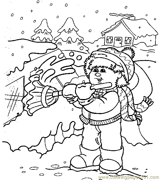 cabbage patch kids free coloring pages - photo #32