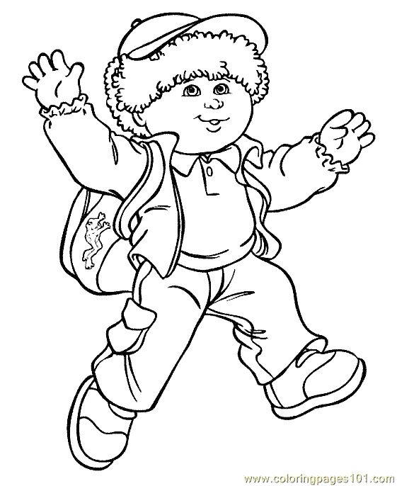 cabbage patch kids logo coloring pages - photo #7
