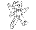 Cabbage Patch Kids Coloring Page 04