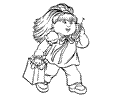 Cabbage Patch Kids Coloring Page 06
