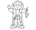 Cabbage Patch Kids Coloring Page 07