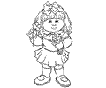 Cabbage Patch Kids Coloring Page 08