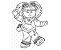 Cabbage Patch Kids Coloring Page 09