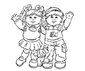 Cabbage Patch Kids Coloring Page 11