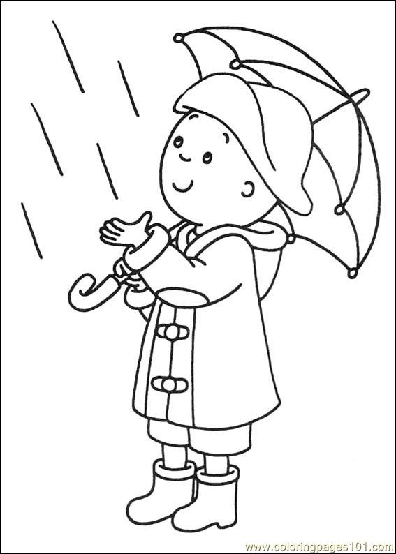 caillou and rosie coloring pages - photo #33