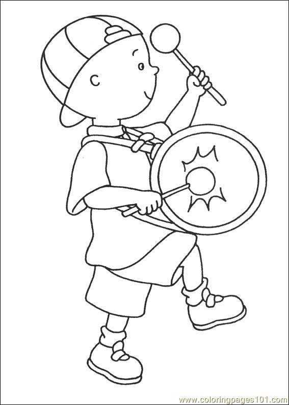 caillou coloring pages free - photo #23