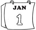 Calendar Page Clipart Image
