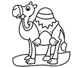Camel Coloring Page 002