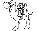 Camel Coloring Page 003