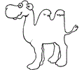 Camel Coloring Page 004