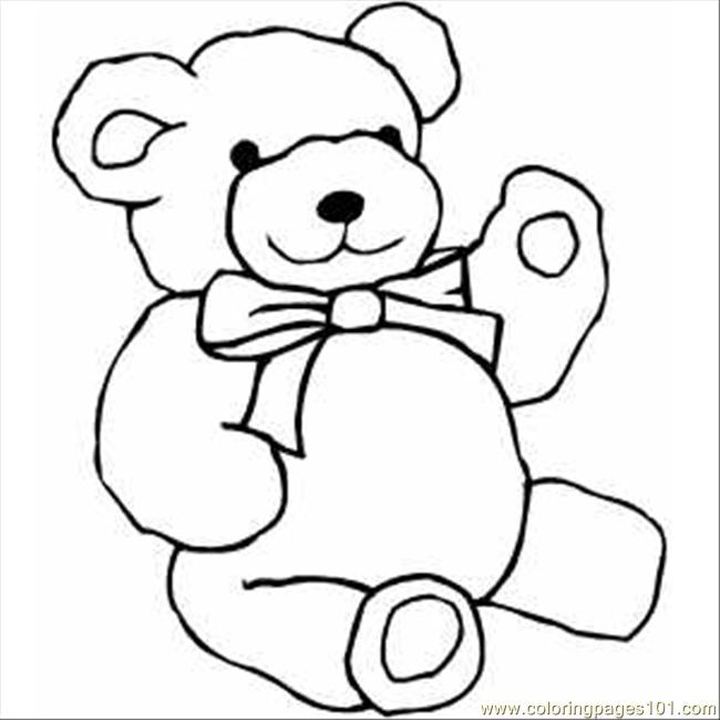 i love you teddy bear coloring pages - photo #30