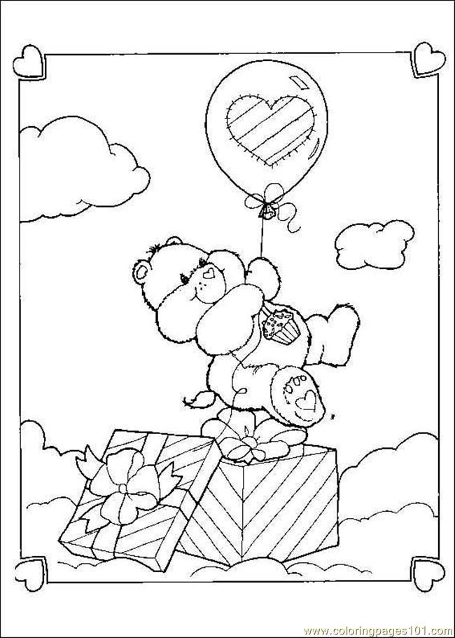 Free Coloring Pages Care Bears. Color this Page Online! free printable coloring image Carebears 07