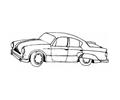 Classic Car With Wings