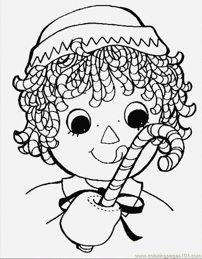 Coloring Pages Cartoon Characters Christmas (Cartoons > Cartoon