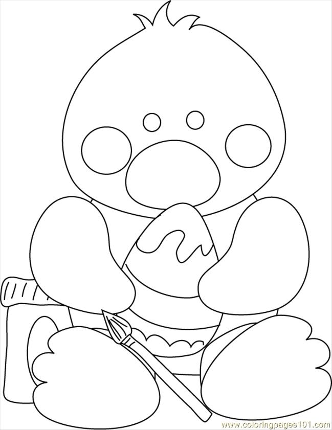 coloring pages for easter chicks. Coloring Pages Easter Chick