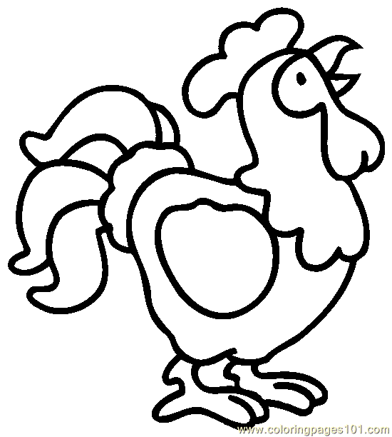 Chicken Coloring Page 0001 (16)