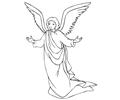 Angel 3 Coloring Pages 7 Com