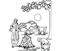 Isaac Gave His Blessing To Jacob Coloring Pages 7 Com