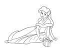 Princess Christmas Coloring