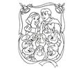Snow White Christmas Coloring