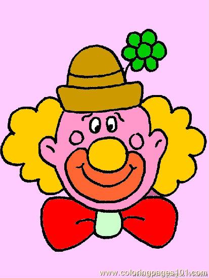 free printable coloring image Circus Clowns Coloring Page 18