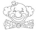 Circus Clowns Coloring Page 05