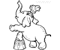 Circus Clowns Coloring Page 08