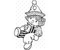 Circus Clowns Coloring Page 13