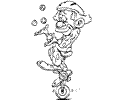 Circus Clowns Coloring Page 36
