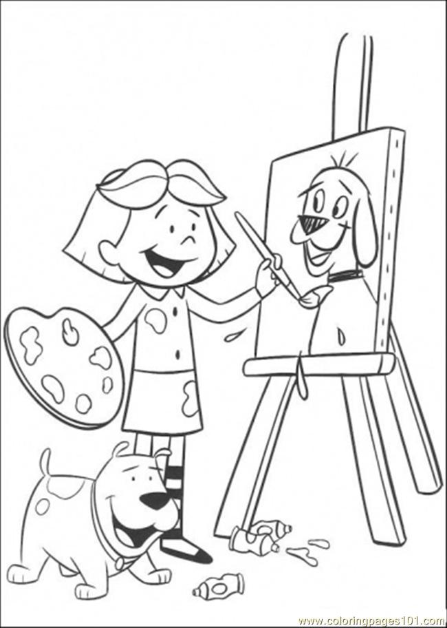 paint coloring pages - photo #7