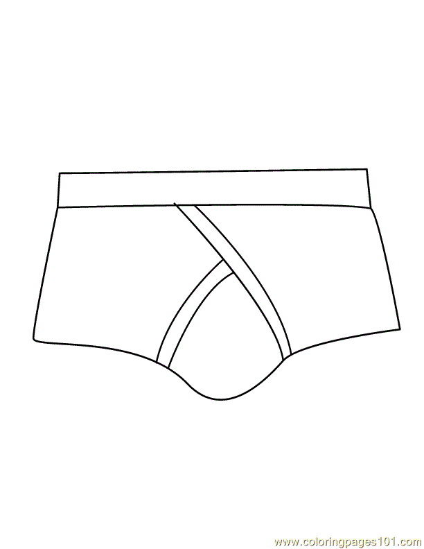 underwear coloring pages - photo #3