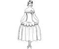 Lady In Pretty Dress