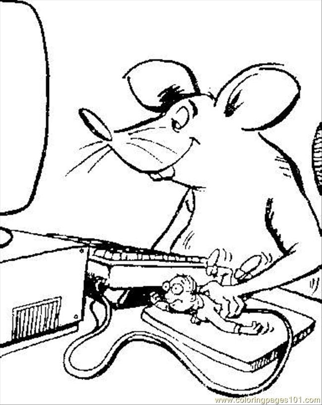 Coloring Pages 21 Computer Mouse 12063 (Technology > Computer) free printable coloring page online