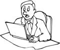At The Laptop