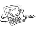 Bird On The Laptop
