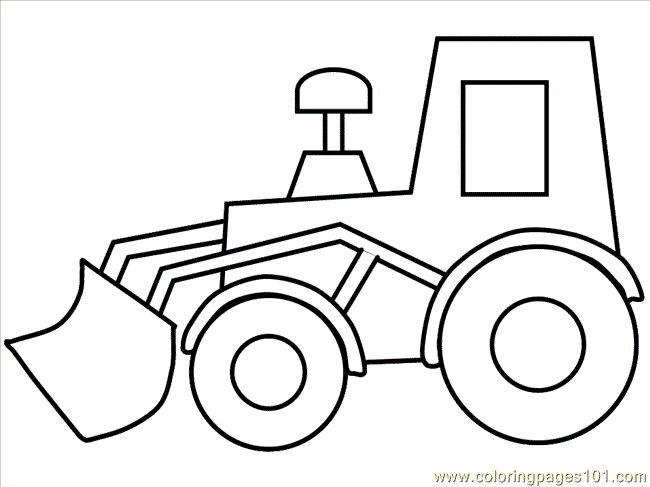 Coloring Pages Truck14 (Transport > Construction) - free ...