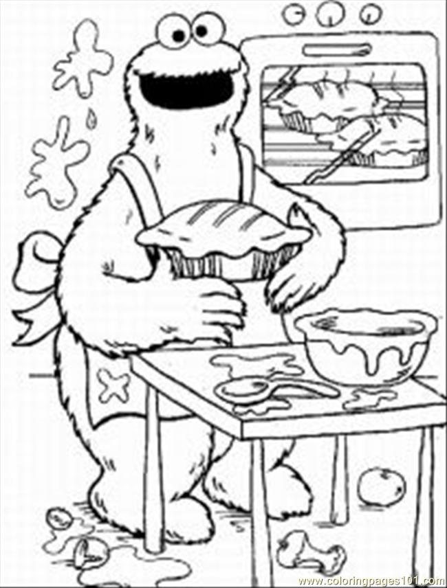 c is for cookie coloring pages - photo #47