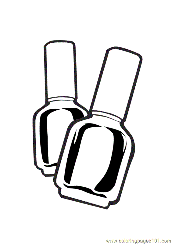 nail tech coloring pages - photo #8
