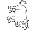 Cow Coloring Page 02