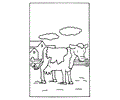 Cow Coloring Page 03
