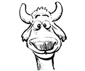 Cow Coloring Page 05