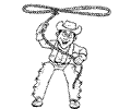 Cowboy Coloring Page 13