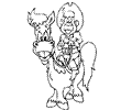 Cowboy Coloring Page 15