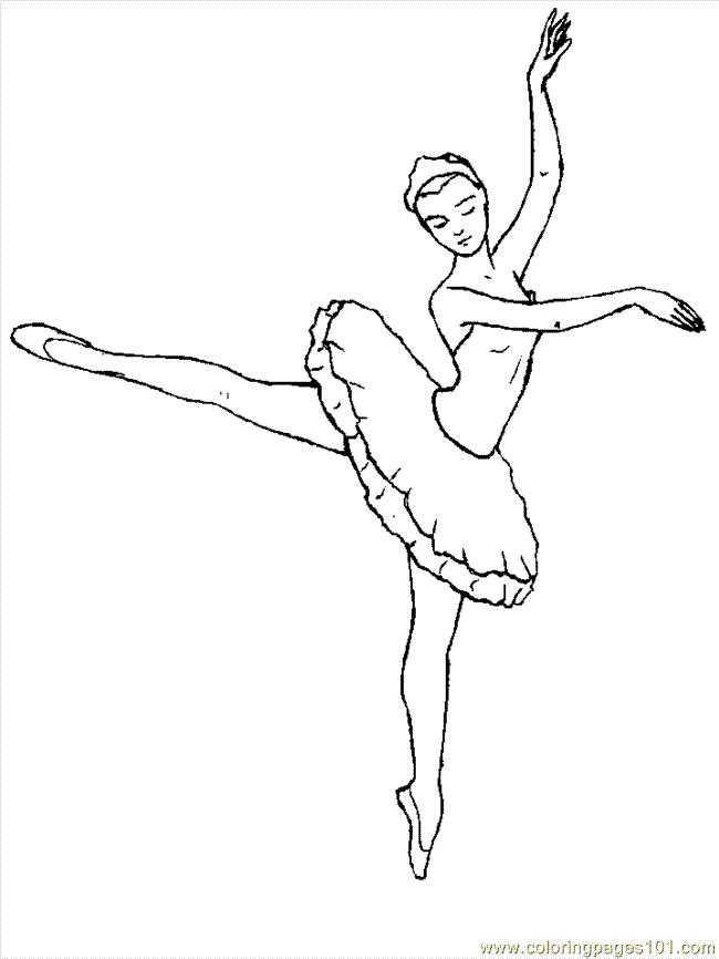 dancing coloring pages - photo #32