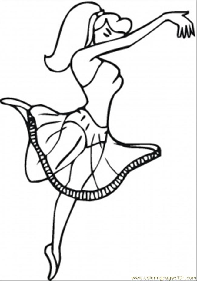 dance coloring pages for girls - photo #17