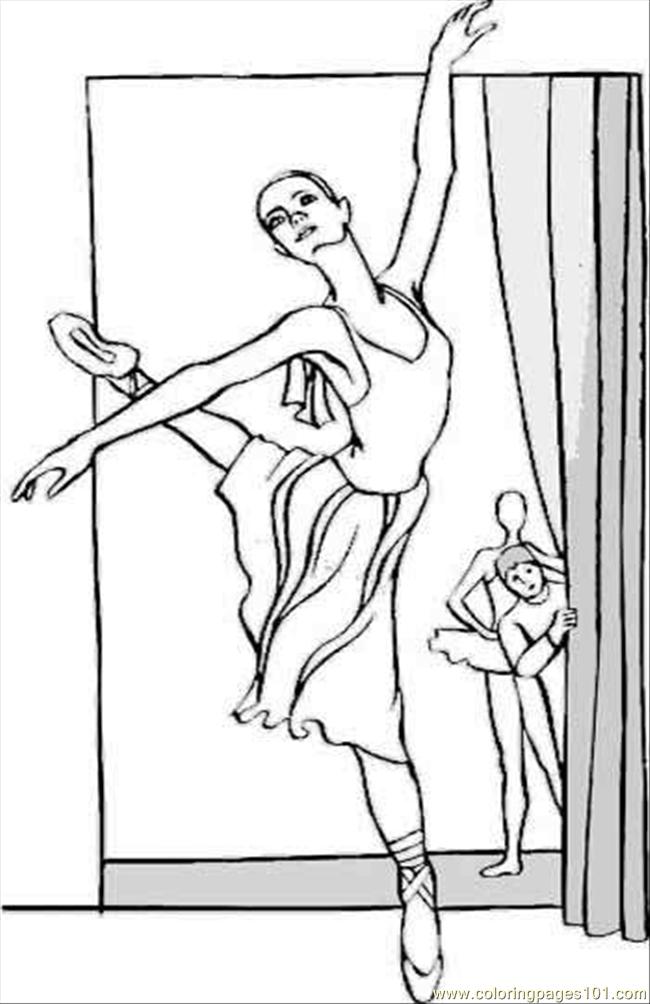 dancer coloring pages teens - photo #8