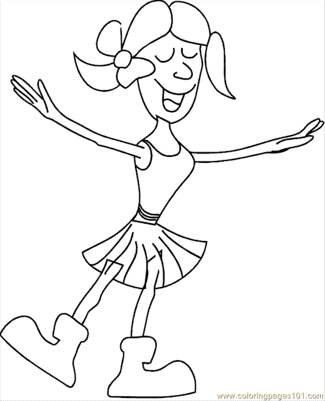 dance coloring pages for girls - photo #18