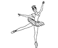 Ballet Coloring Page 19