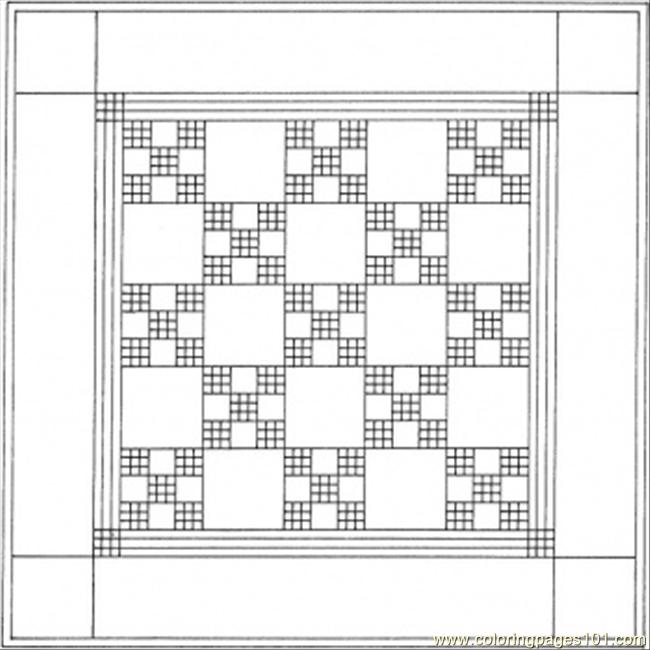quilt coloring pages free - photo #37