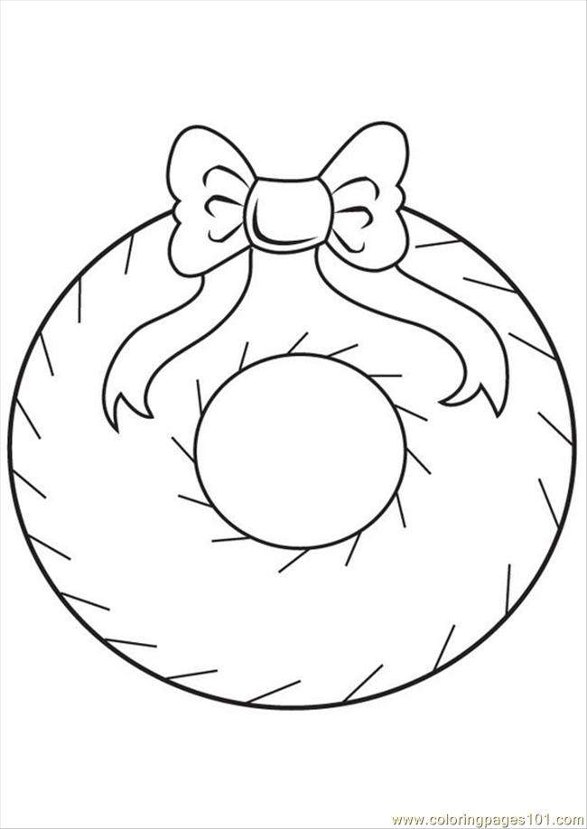 Coloring Pages Christmas Decoration (Other > Decorations) - free